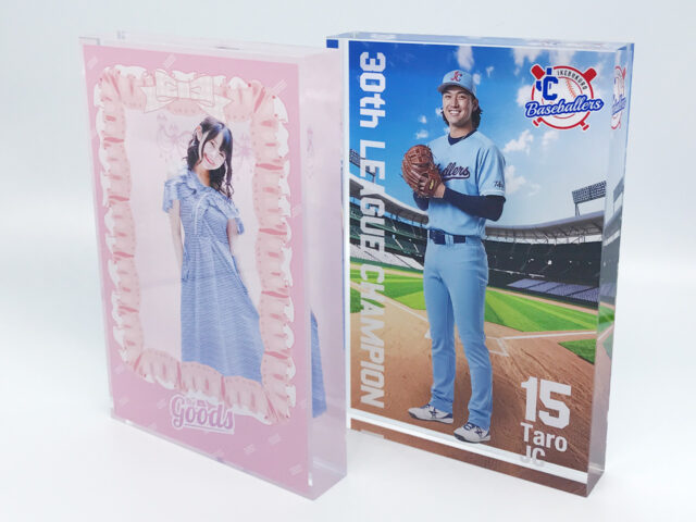 【新商品】アクリルブロックのオリジナル製作